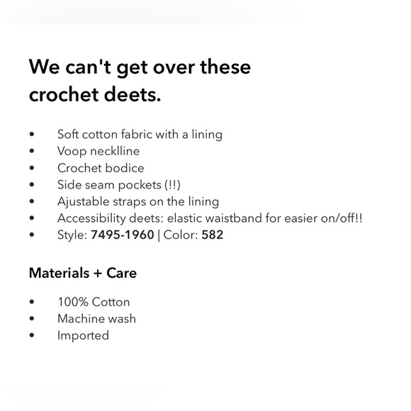 [Aerie] NWT Crochet Maxi Dress - Picture 5 of 7